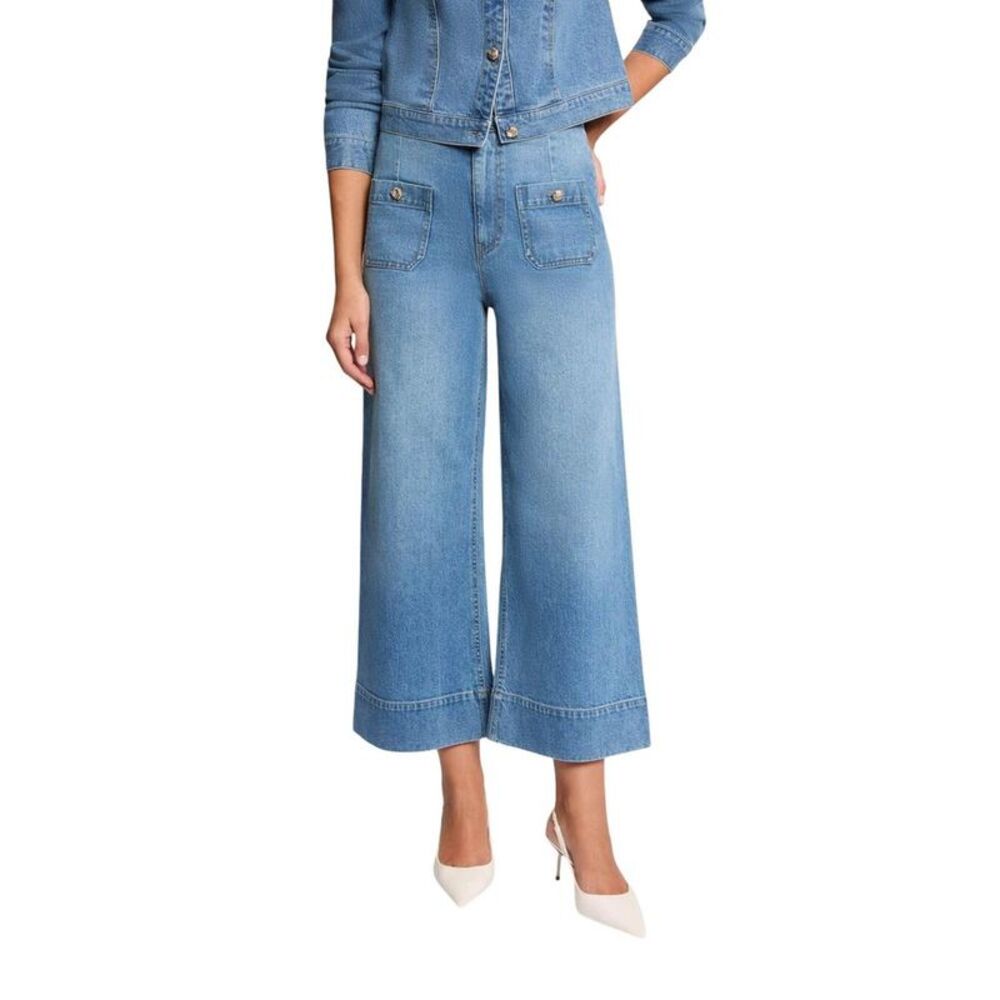 Morgan De Toi Light Blue Cotton Bootcut Women's Jeans